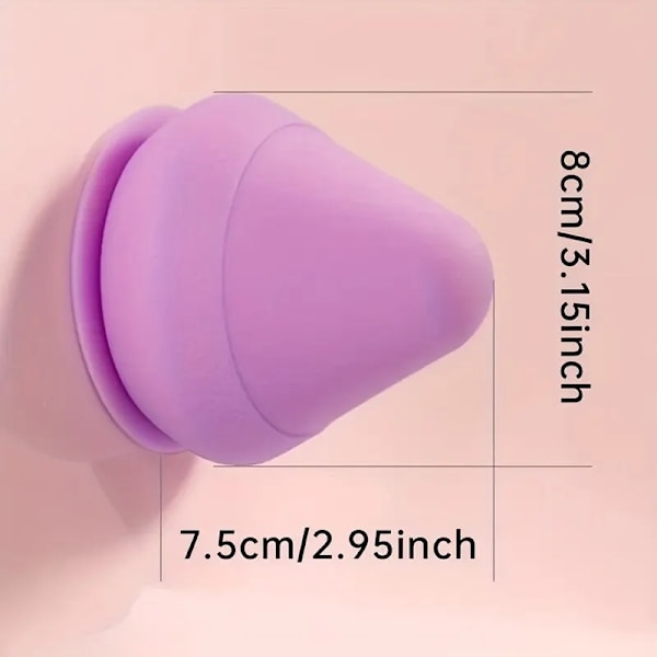 Vægmonteret Fascia Cone Multi-Function Sugekop Væg Massager Til Ryg Muskel Afslapning Arm Fod Massager Trigger Point