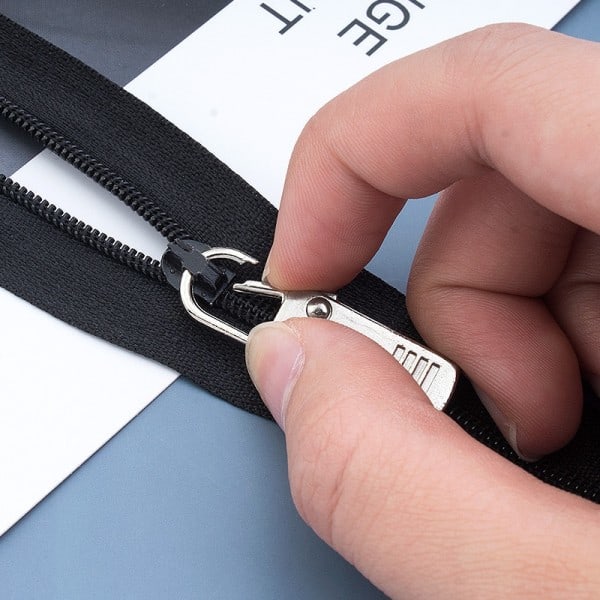 Dragkedja Slider Puller Omedelbar Zipper Reparation Kit Replacement För Trasigt Spänne Rese väska Resväska Zipper Huvud
