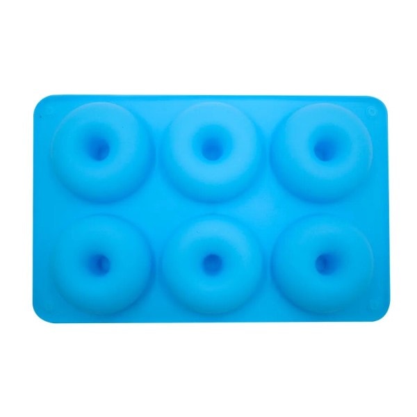 Silikon Donut Mögel Bakning Panna Non-Stick Bakning Konditori Choklad Tårta Dessert Gör-det-själv Dekoration Verktyg