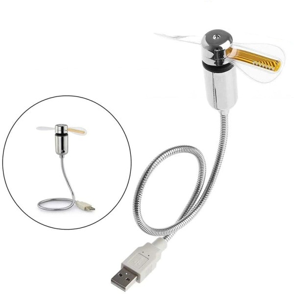 USB LED RGB Lys Programmerbar Blæser Fleksibel Svanehals DIY Besked Mini USB Blæser