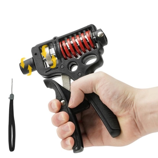Justerbar Tung Hand Grip Strengthener Finger Expander Arm Wrist Underarm Trainers Fitness Stål Fjäder Gripper