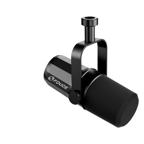 Dynamisk mikrofon med indbygget headset output & lydisolering til podcasts spil live broadcast