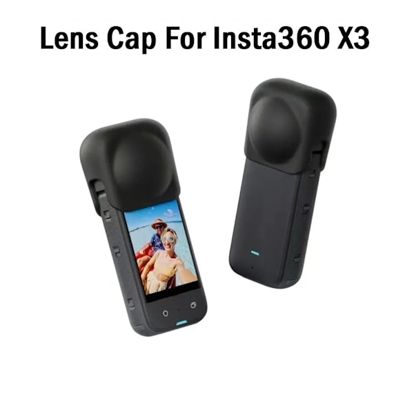 Anti-repor lins lock skyddande skydd för Insta360 X3 silikon skyddande dammtät fodral
