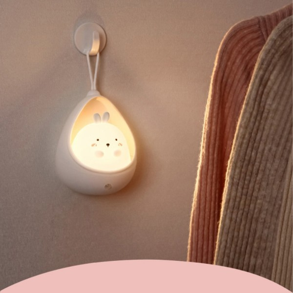 Nat lys med sensor kontrol sødt dyr menneske induktion lampe