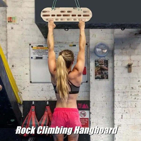 Klättring greppbräda styrka rock bräda bärbar uppdragbar klippa klättring hängbräda grepp stärkare klättrare underarm tränare
