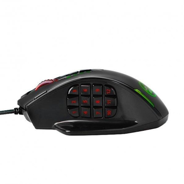 Kabelforbundet Lys RGB PC Gaming Mus Med Side knapper