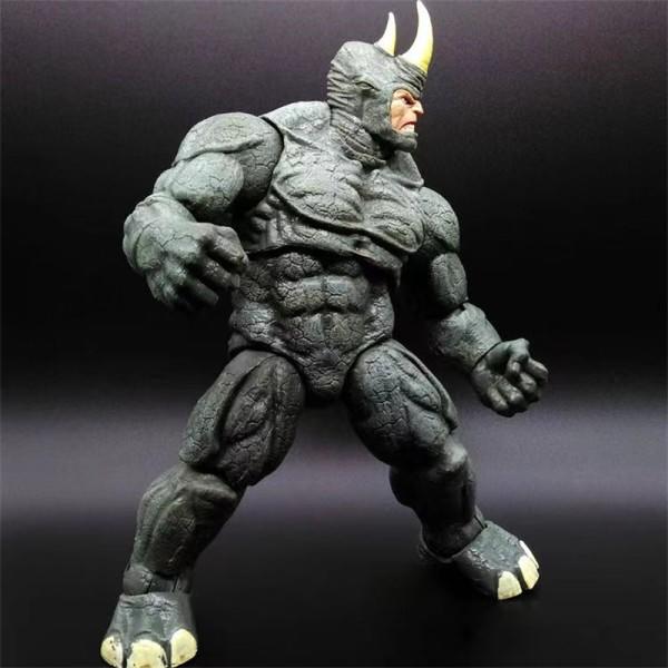 23cm Marvel Äkta Auktorisation Rhino Man Toy Figur Modell Barn's Gåva