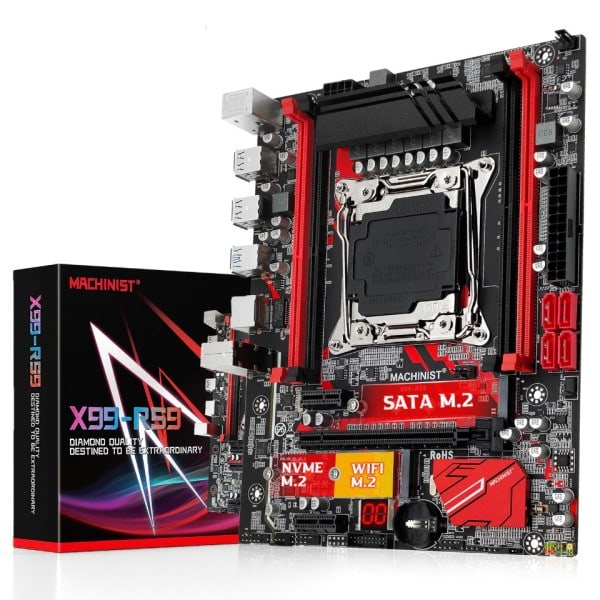 X99 RS9 X99 Bundkort Support Xeon E5 V3 V4 LGA 2011-3 CPU Processor DDR4 RAM