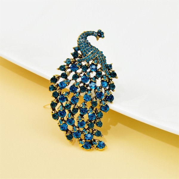 Peacock Rintakorut naisille Eläin neula Elegantti asusteet