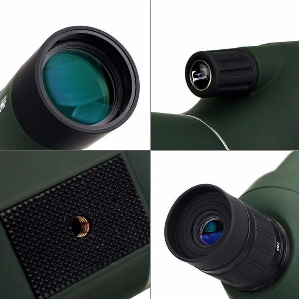 Teleskop Spotting Scope Monokulært Kraftfuld kikkert Bak4 FMC Vandtæt Med Stativ