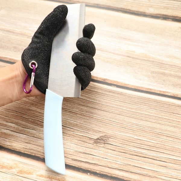 s storlek 1 par Fiske handskar Catch Fish Anti-halk Slitstark Stick Full Finger Vattentät Arbete Skärsäker Handske Spänne Vänster Höger Kläder
