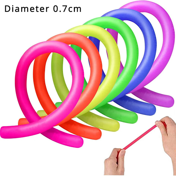 6 Pack Stretchy String Fidgets Sensory Legetøj