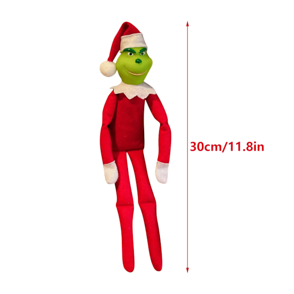 jul söt tomte docka plysch ben docka hänge jul träd prydnad