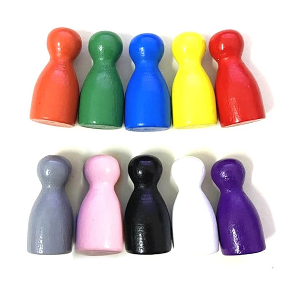 10 pieces Chess Pieces Board Game Accessories Wood Pawn/Chess Card Pieces For Board Game