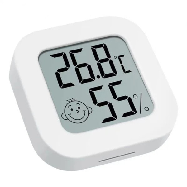 LCD Digital Termometer Hygrometer Inomhus Rum Elektronisk Temperatur Fuktighet Mätare Sensor Mätare Väder Station För Hem