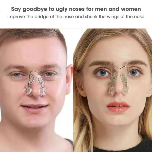 Nenä Ylös Nosto Muotoilu Shaper Orthotics Clip Beauty Nenä Hieno hieronta Ooristus klipsit