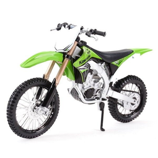 Kawasaki KX 450F Green Die Cast Kjøretøy Samlerobjekt Hobbyer Motorsykkel Modell Leker