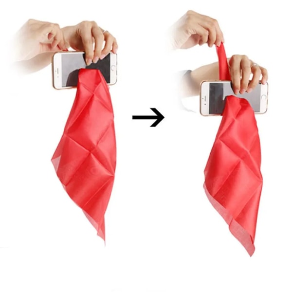 1 Set Magic Tricks Silke Through Phone Funny Magic Props