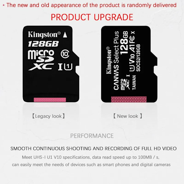 Minne kort 128GB 32GB Micro SD TF 64GB U1 V10 A1 MicroSD SDCS2 100Mb Lese Speed Class 10 Flash Card