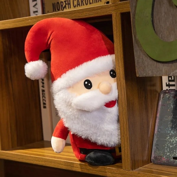 Jul træ plys legetøj nisse pude blød rensdyr udstoppet dyr sød fødselsdag plushie gaver