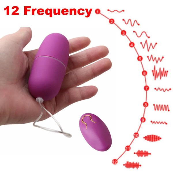 Trådløs Fjernbetjening Kontrol Vibrator Hoppe Æg kugle Multi-Speed Klitoral  Massager Juguetes Para Sex legetøj til kvinde 8b13 | Fyndiq