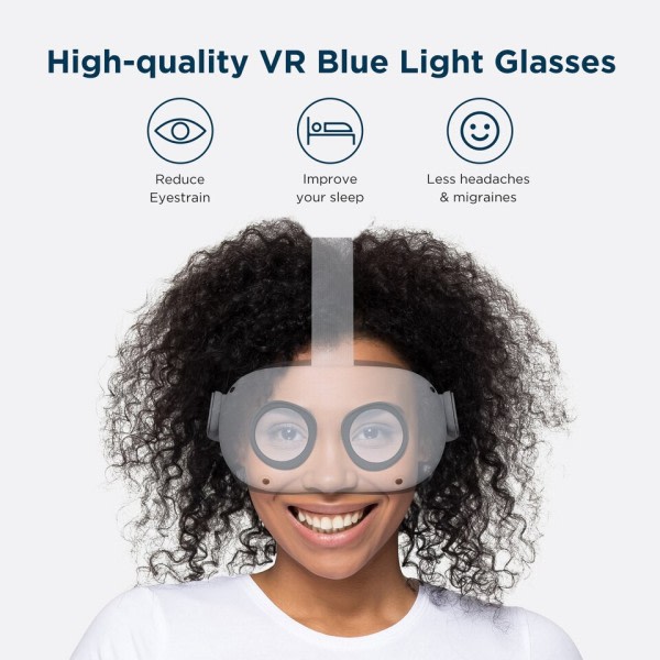 Oculus Quest 2 VR Eyeglass Anti-Blue Lens Rame Quick Demontera Clip Lens Protection