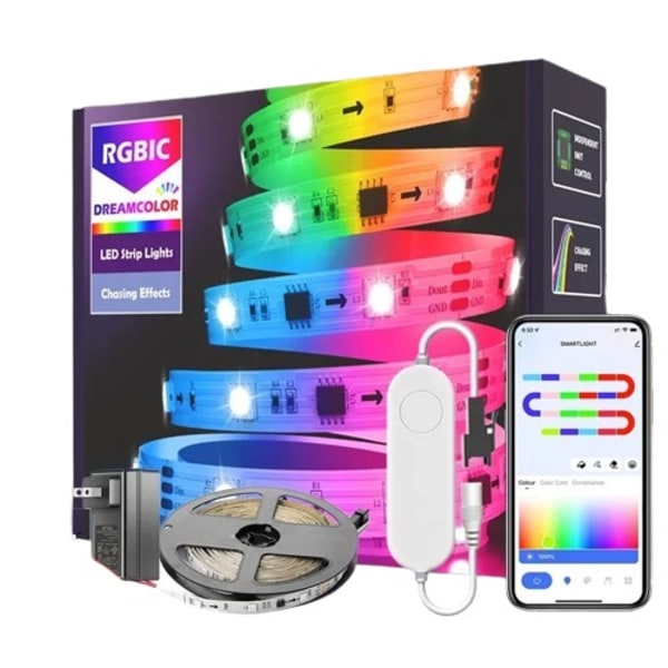 Dreamcolor LED Strip Lights 60LEDs/M RGBIC WS2811 Light Strip