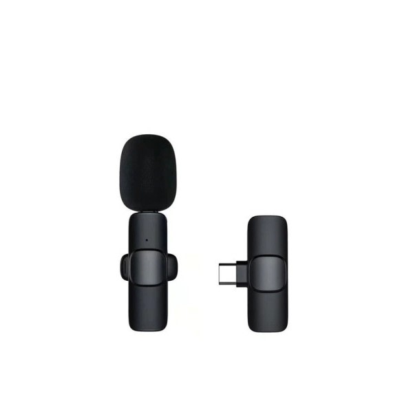 Trådløs Lavalier Mikrofon Bærbar Lyd Video Opptak Mini Mic for iPhone Android Live Broadcast Gaming Phone Mic