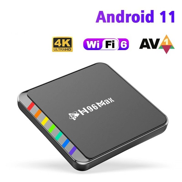 Smart TV Box Android 11  Quad Core WIFI6 4K Media soitin TV Box