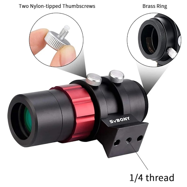Ultra-Mini Guide Scope for SV305 ZWO Auto Guiding Kameraer