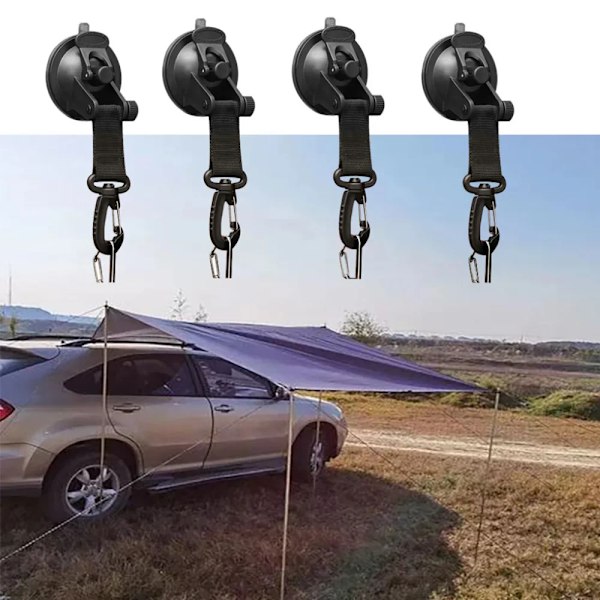 Telt fiksering krok kroker bil reise klatring bærbar klær stativ støvsuger tungt frakk hengere sugekopper camper