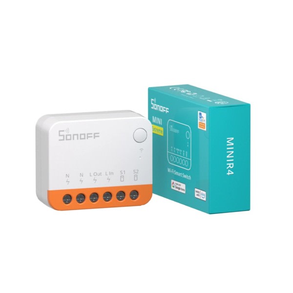 WiFi Smart Switch 2 Way Control Mini Extreme Smart Home Relay Support R5 S-MATE Voice