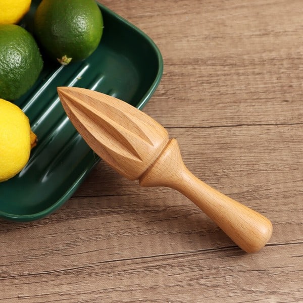 Apelsin Manuell Citron Juicer Mini Frukt Juicer Trä Citroner Squeezer