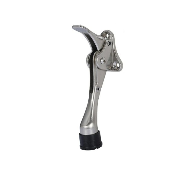 Justerbare pedaler dør stopper heavy duty mute zink legering dør stopper