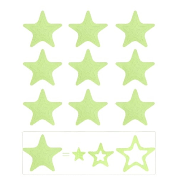 30 stykker Fluorescens  Anti-slip Tape