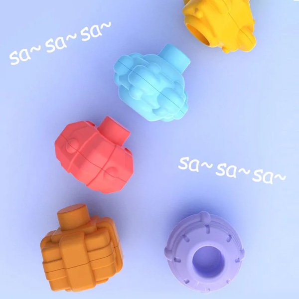 Farverige Form Blokker Sortering Spil Baby Montessori Lærende Uddannelseslegetøj