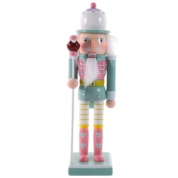 Jul Soldat Ornament Centerpieces Bogreol Bordplade Soldater Xmas Figur Bord Valnød Ferie Statue