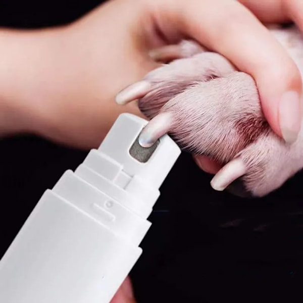 El Hund Nagelklippare Husdjur Klor Kutter Slipmaskiner Verktyg Med LED Ljus Katt tassar Nagelskötsel Trimmer