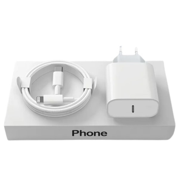 Snabb laddare för Apple iPhone USB Typ C snabb laddning laddare kabel tillbehör