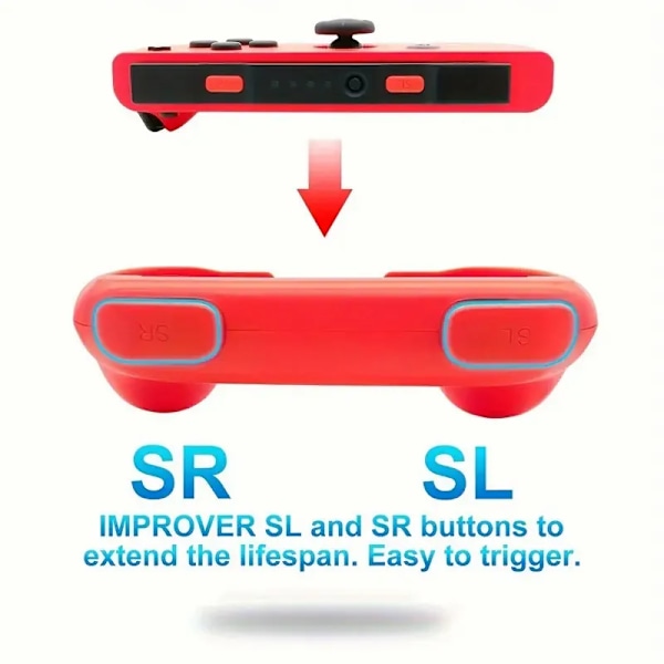 Hand Grips Kompatibla med Switch/Switch OLED Model Controllers