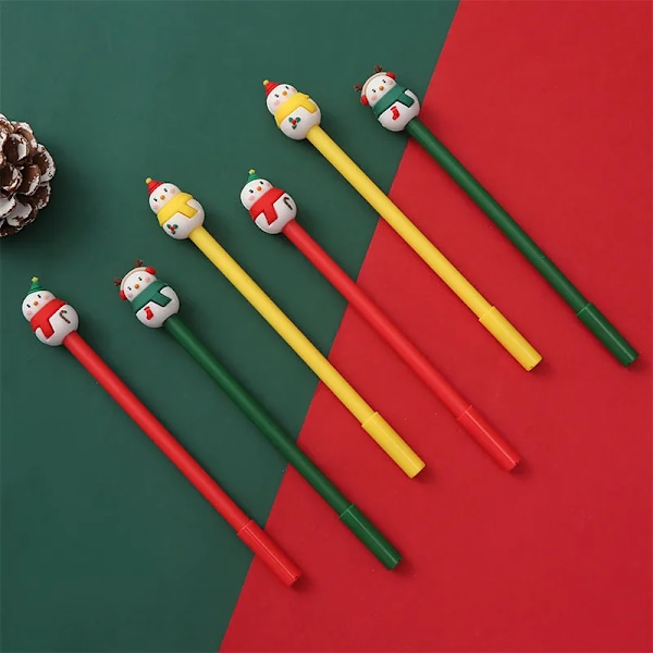 Gel Penn Creative Christmas Snowman Series Ungside Skole Studenter Skrive verktøy