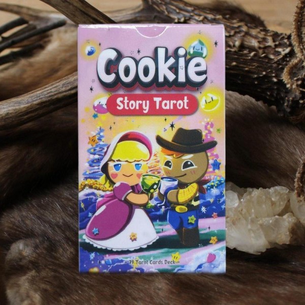 Engelsk Tarot Cards For Divination Personal Bruk Pokear Size Cookie Story Tarot Rider Oracle Deck