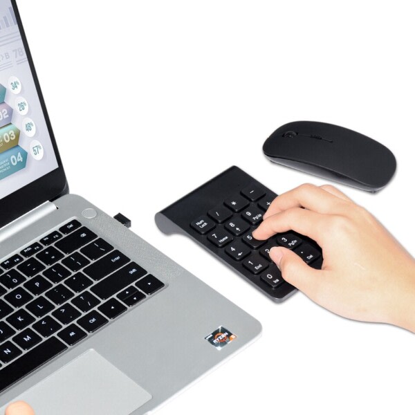 Trådløs Tastatur Mini Digital Nummer Numerisk Tastatur