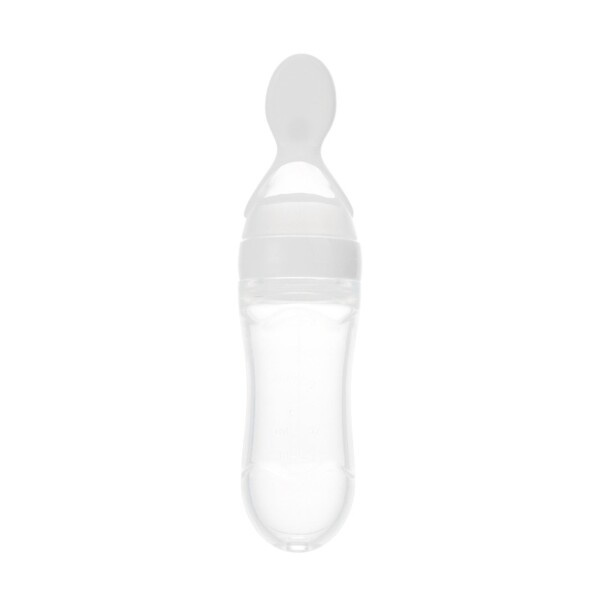 90ML Sikker Nyfødt Baby Madring Flaske Småbørn Silicone Squeeze Madring ske Mælk Flaske Baby Træning Foder Mad tilskud