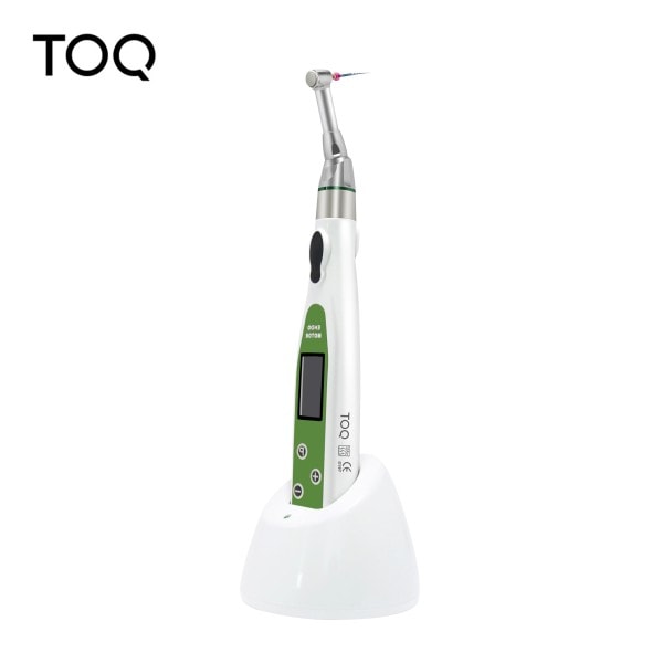 Dental LED Trådlös Mini 16:1 Reduction Contra Angle Endo Motor Endodontic Behandling Root Canal