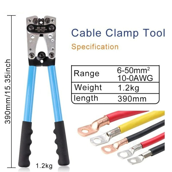 Rør Terminal Crimper Hex Crimp Værktøj