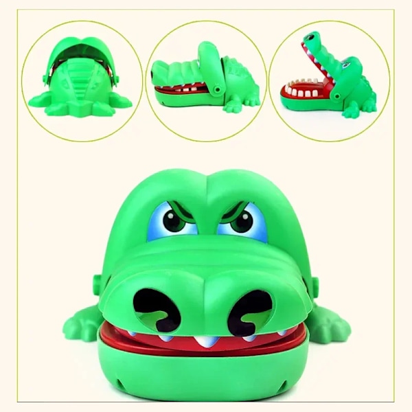 Finger biting Triks Leker Simulering Krokodille Shark Bitt Finger Dekompresjon Spill Gag Leker