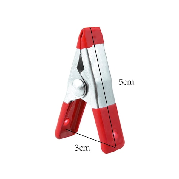 10 stykker metal fjeder klemmer 2" clips blødt plastic spidser greb billeder håndværk clips værktøj