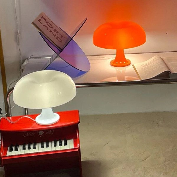 Dansk Sopp Bord Lampe Ornament Lys