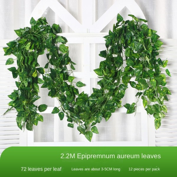 Simulering Ivy Scindapsus Aureus Blade Ivy Ivy Vines Grønne Blade Kunstig Blomst